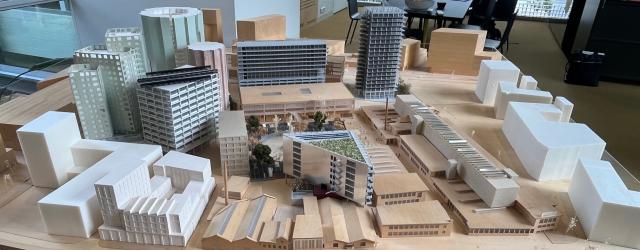 work in progress: werkmaquette van De Nieuwe Stad